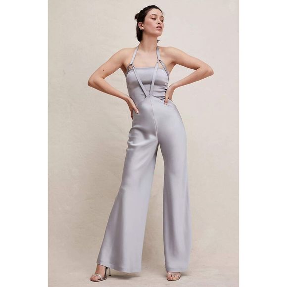 Free People Norma Kamali Halter Bias Pants $350
